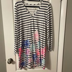 Lilly Pulitzer 3/4 sleeve dress XL
